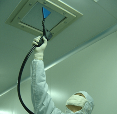 上海某食品廠高效檢漏現場 上海某食品廠高效檢漏現場